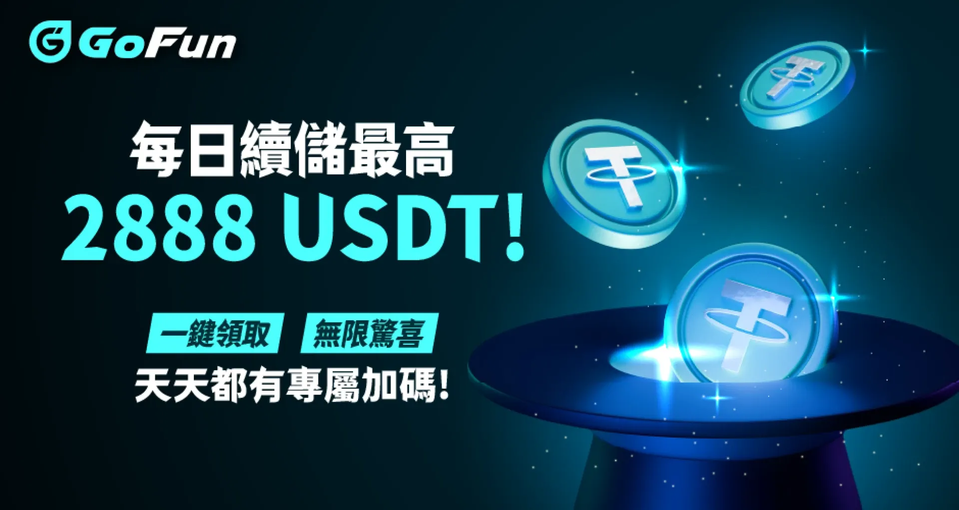 GoFun 娛樂城每日續存活動｜天天入金都有加碼，續存玩家必參加