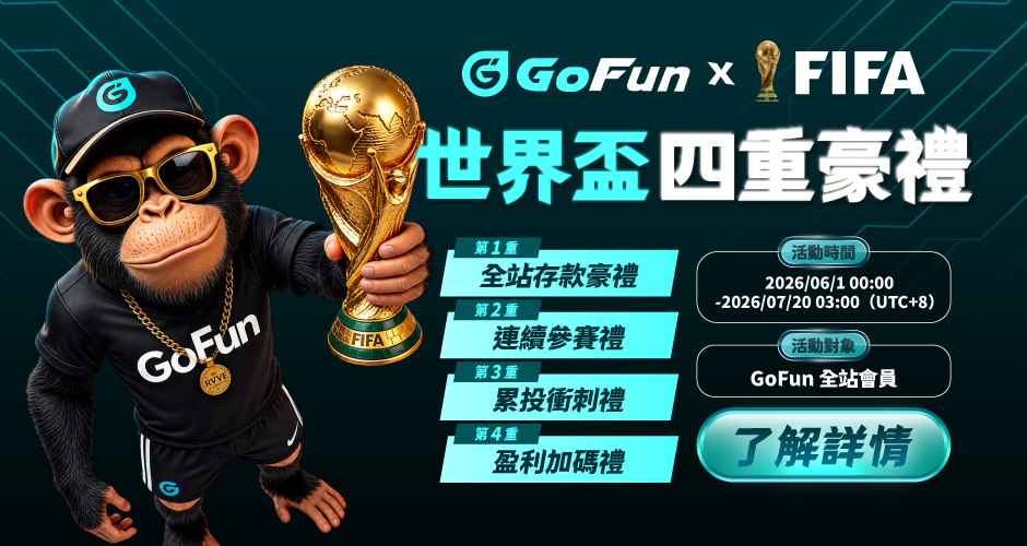 GoFun 世界盃四重豪禮官方活動圖