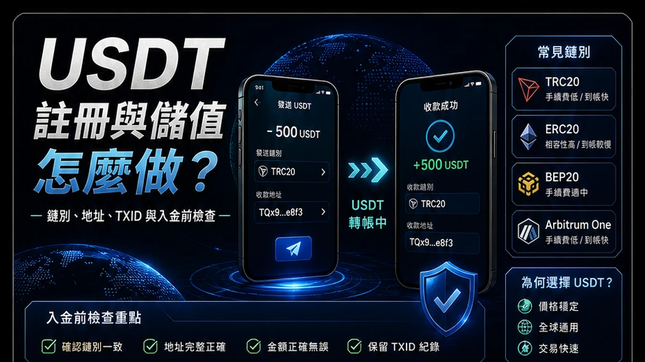 USDT 註冊與儲值怎麼做？｜GoFun娛樂城