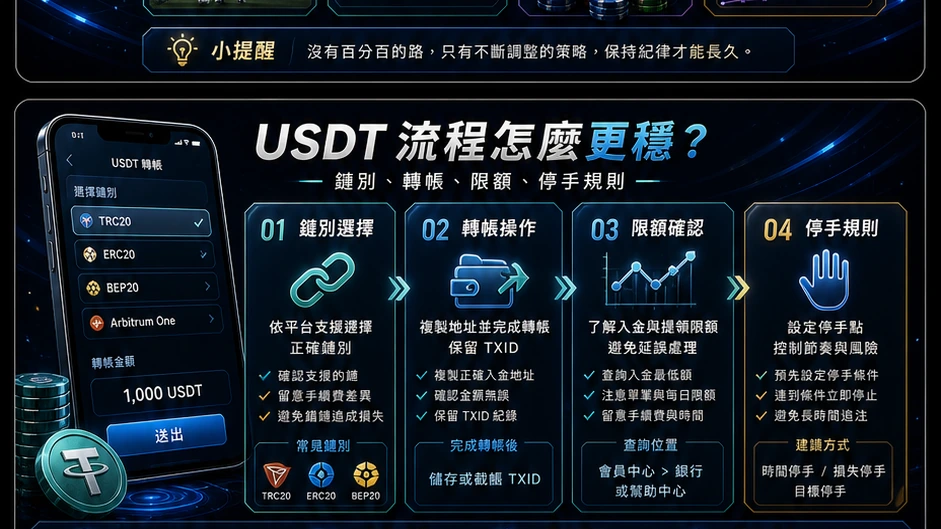 USDT 流程怎麼更穩?
