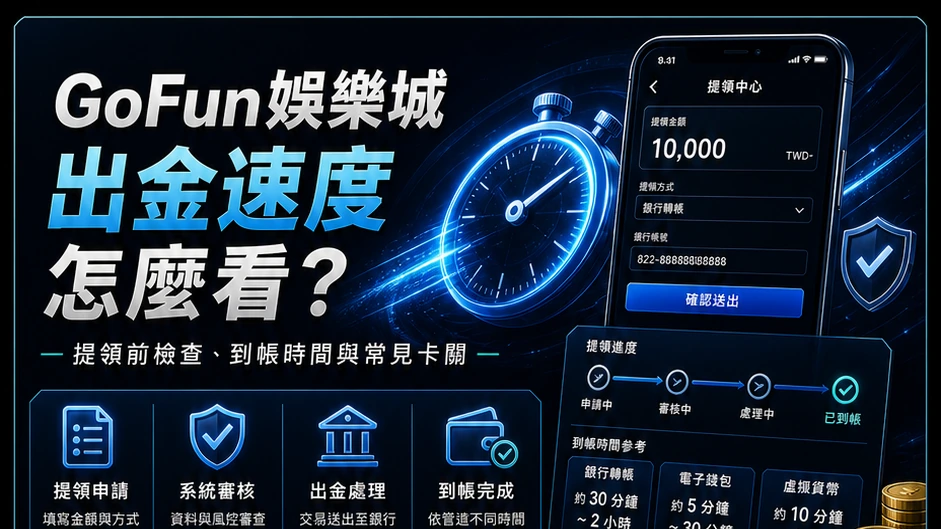 GoFun娛樂城出金速度怎麼看？｜GoFun娛樂城