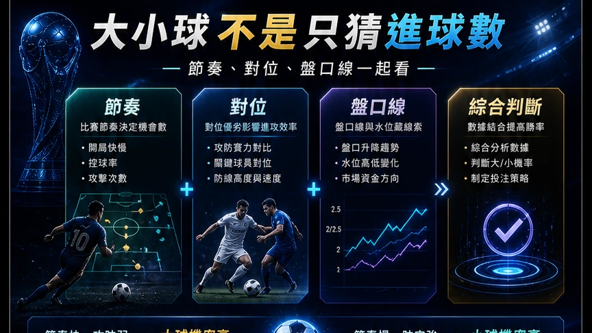 大小球不是只猜進球數