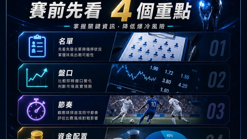 賽前先看 4 個重點
