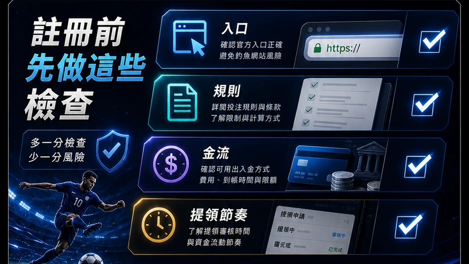 註冊前先做這些檢查