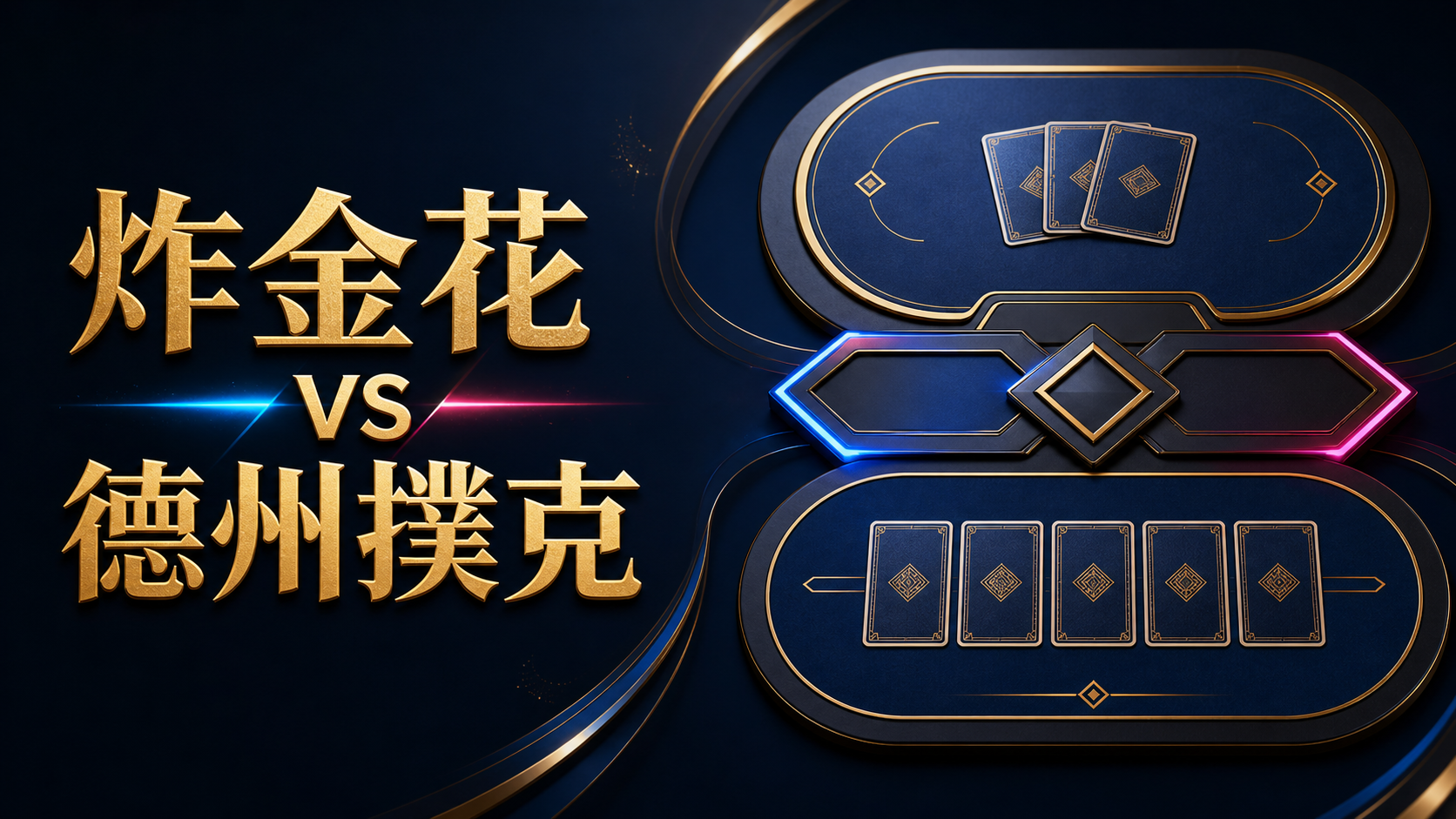 炸金花 vs 德州撲克差在哪？規則、勝率結構與心理強度完整比較（GoFun娛樂城玩法解析）