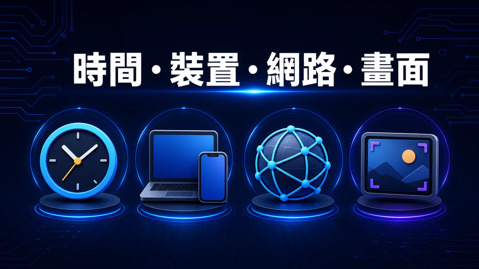 時間、裝置、網路與畫面四項 GoFun 斷線資訊保留清單