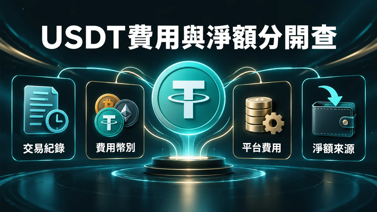 GoFun USDT 入金網路費：扣款來源、代幣數量、費用幣別、入帳欄位
