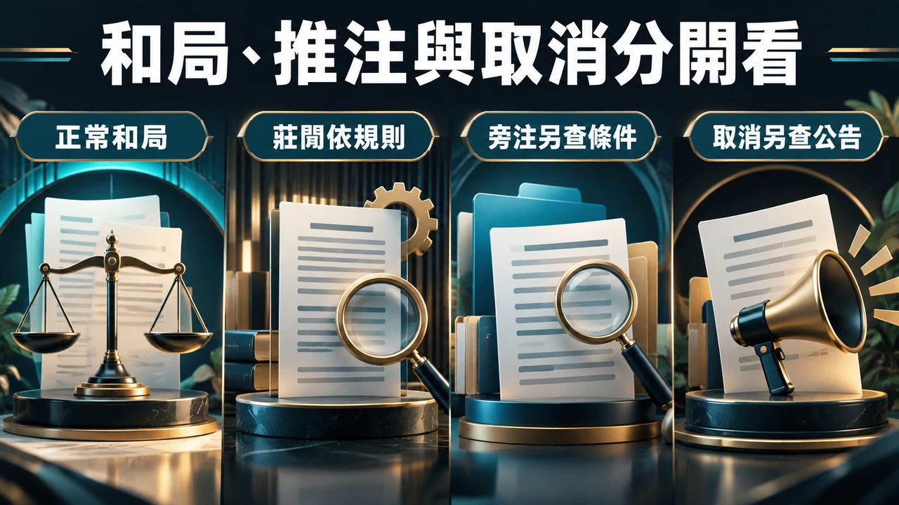 GoFun 百家樂和局與取消有什麼不同:正常和局、莊閒推注、旁注獨立、取消另查