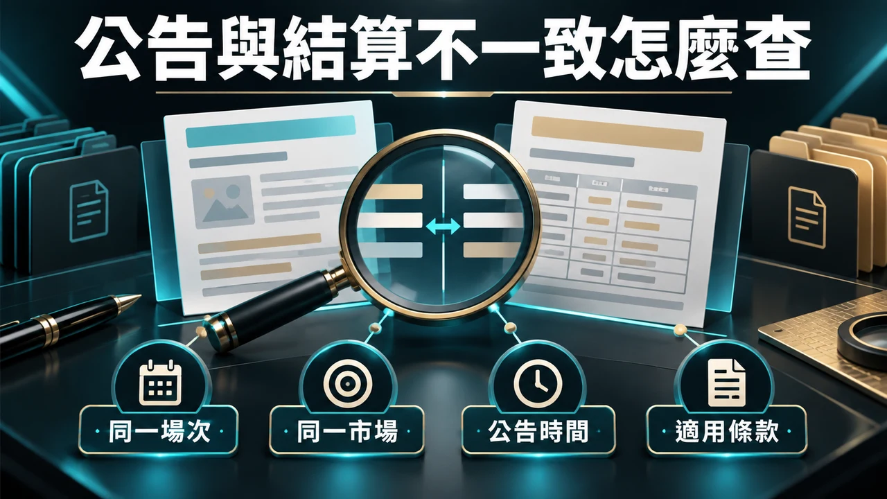 GoFun 賽事取消公告和結算不一致怎麼查？先對市場、時間與條款版本